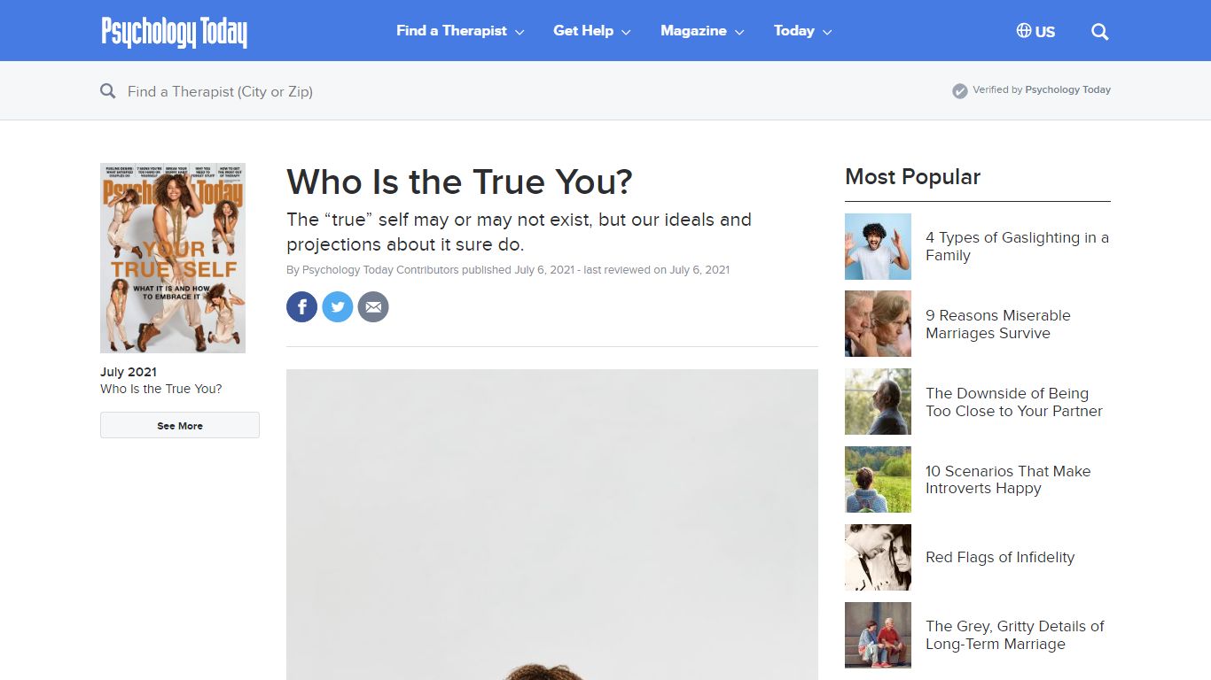 Who Is the True You? | Psychology Today